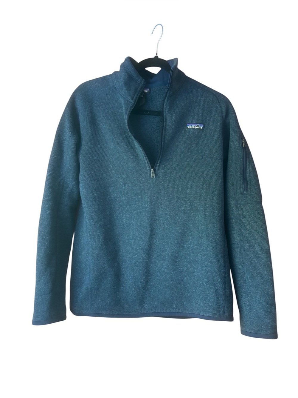 Patagonia Women’s Better Sweater 1/4 Zip Fleece. Navy Size Medium